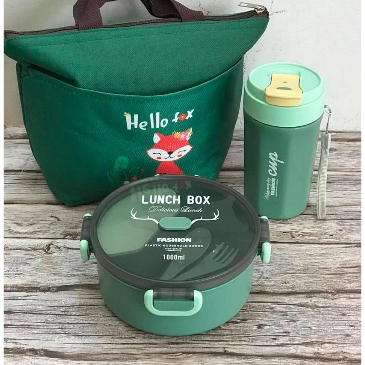 Round leakproof lunch box Combo. - Image 4