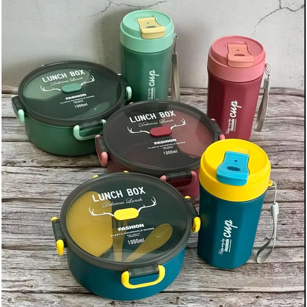 Round leakproof lunch box Combo. - Image 5