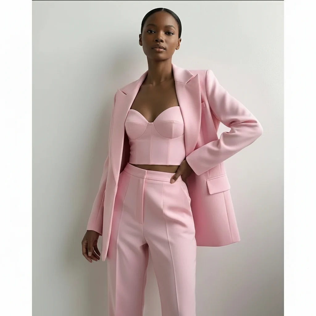 3 Pieces Fashion Women Suits - Image 5