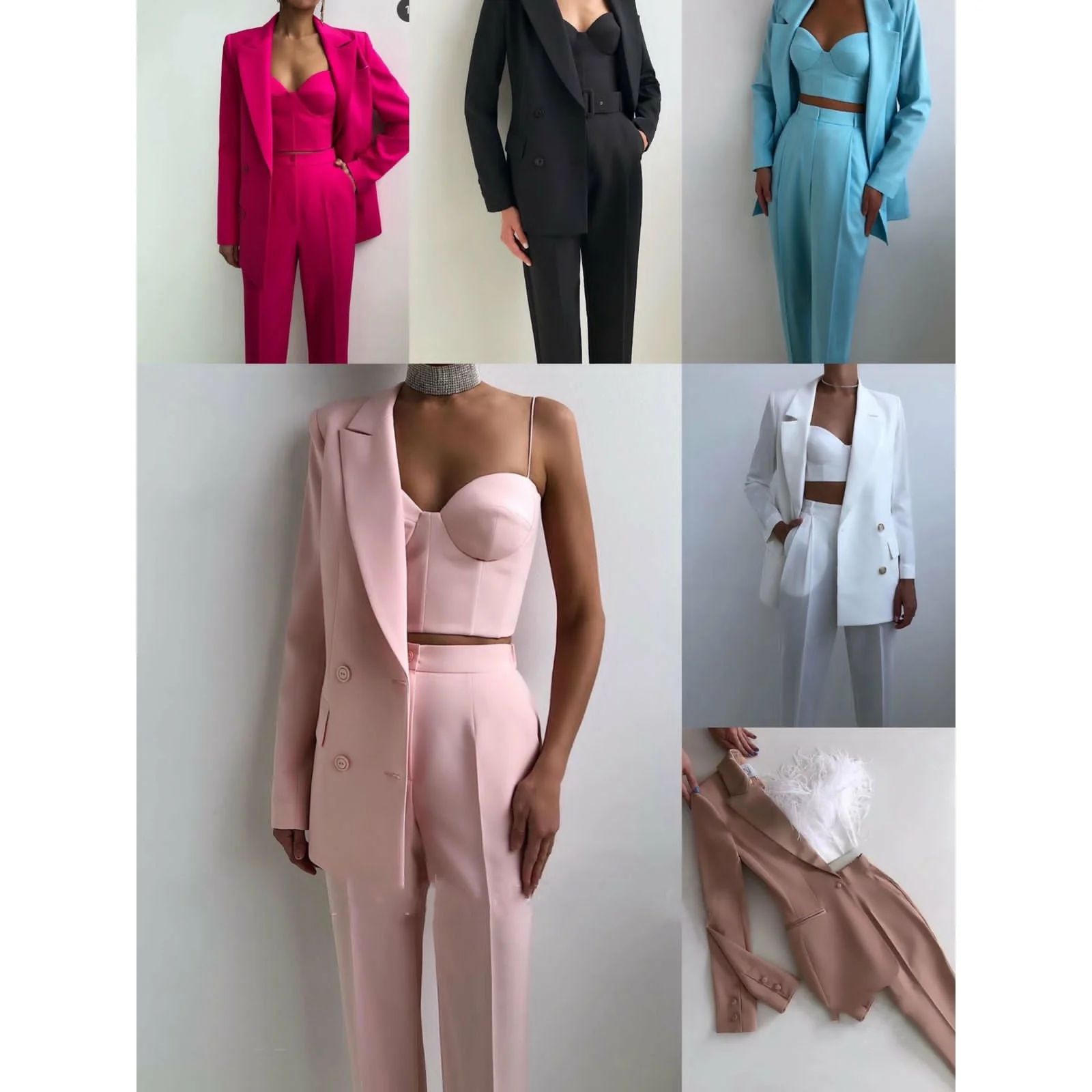 3 Pieces Fashion Women Suits - Image 8