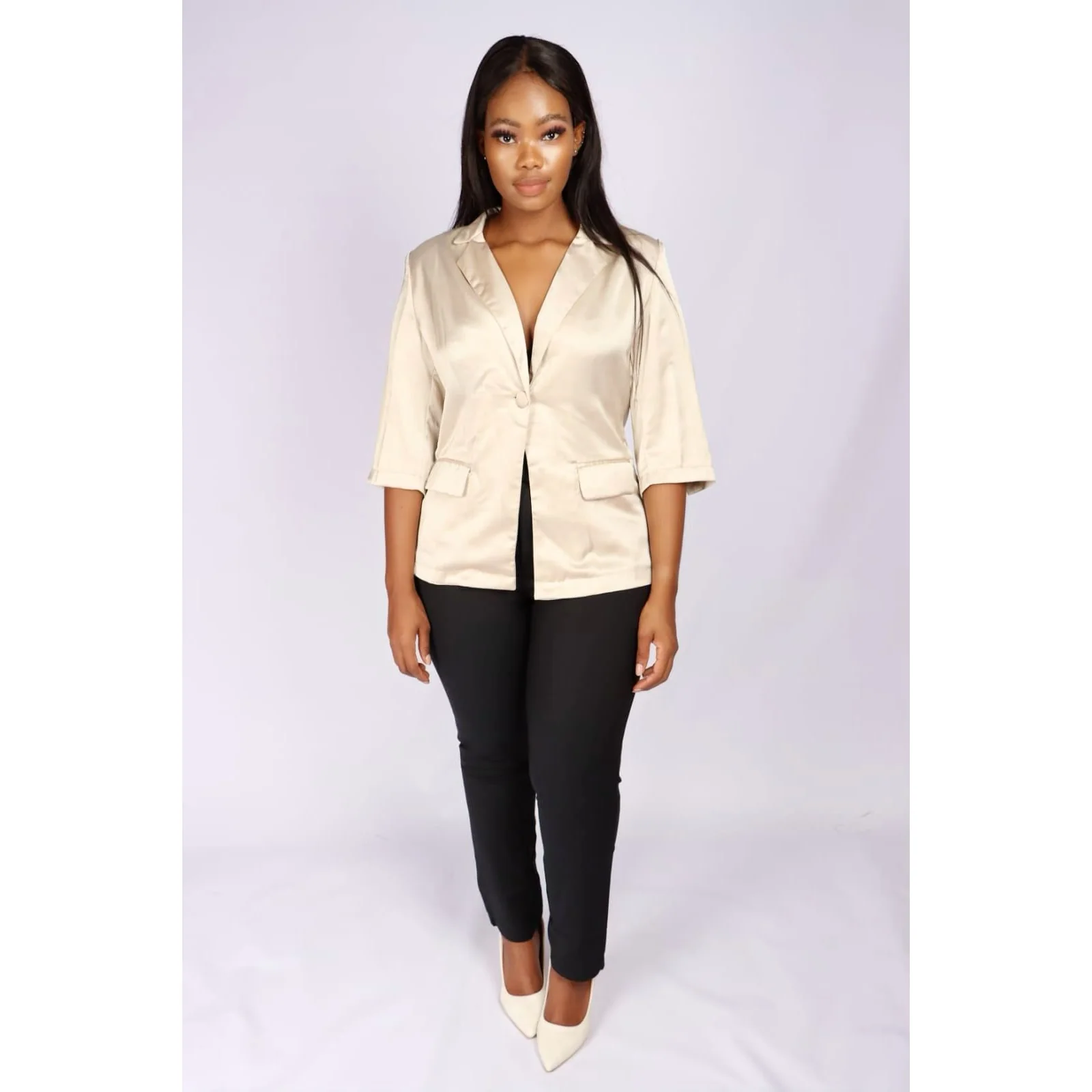 Satin Blazer 