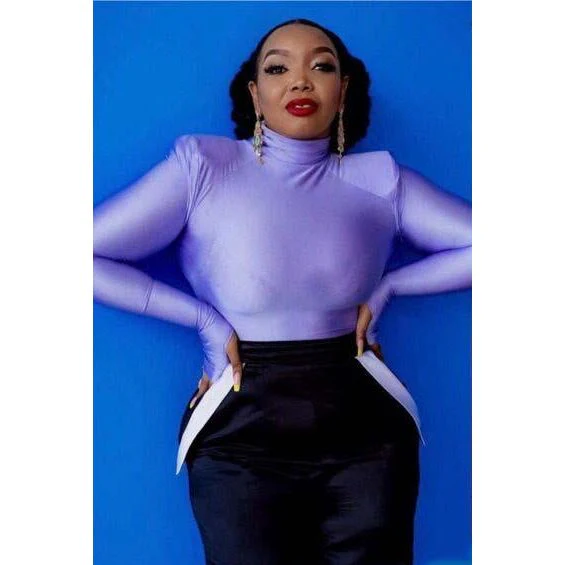Turtleneck Long Sleeve Bodysuit - Image 5