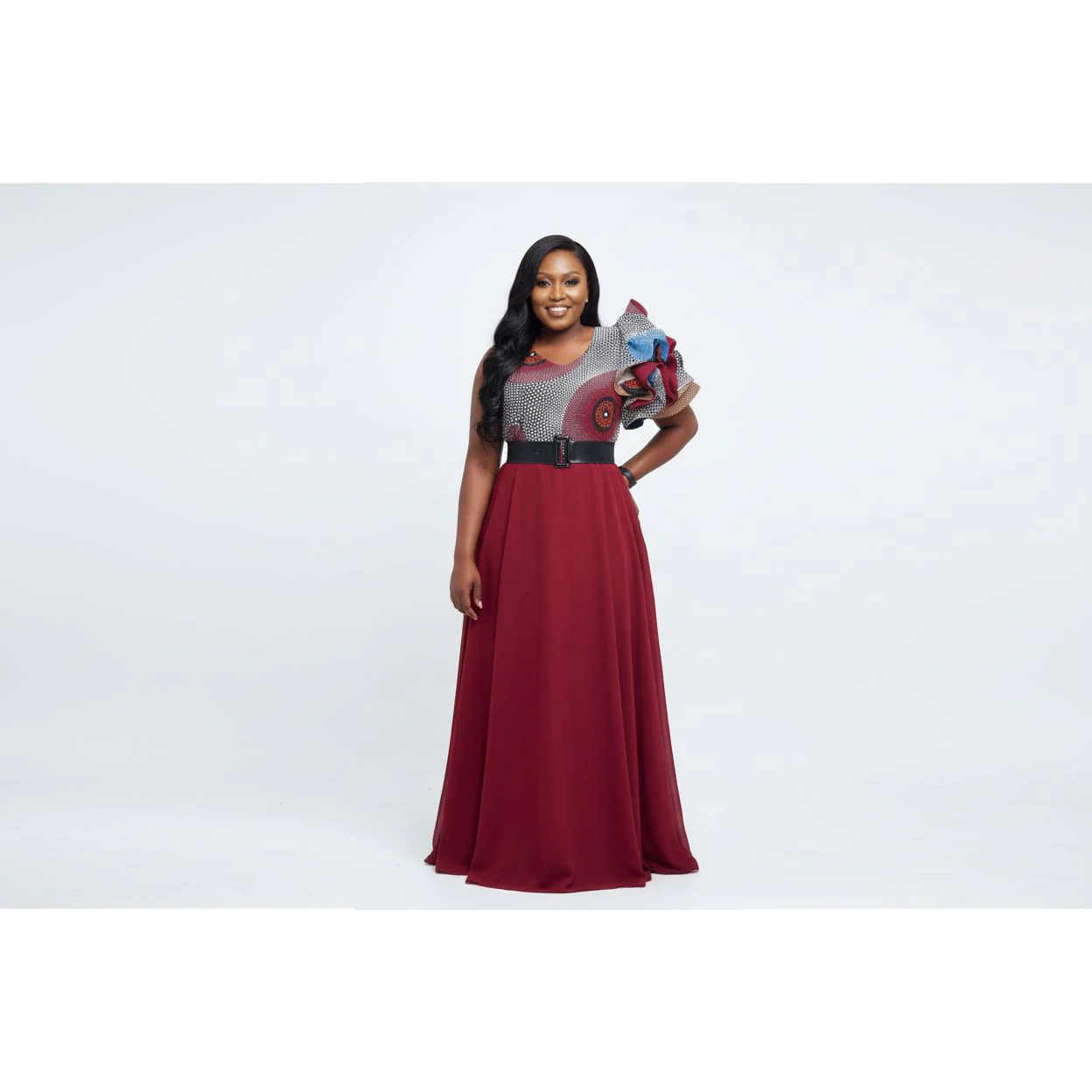African Beauty Floral flower Dress. - Image 2