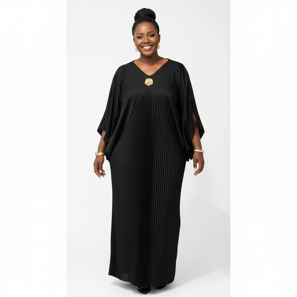 African Boubou Robe Ankara Dashiki Loose Maxi Dress - Image 3