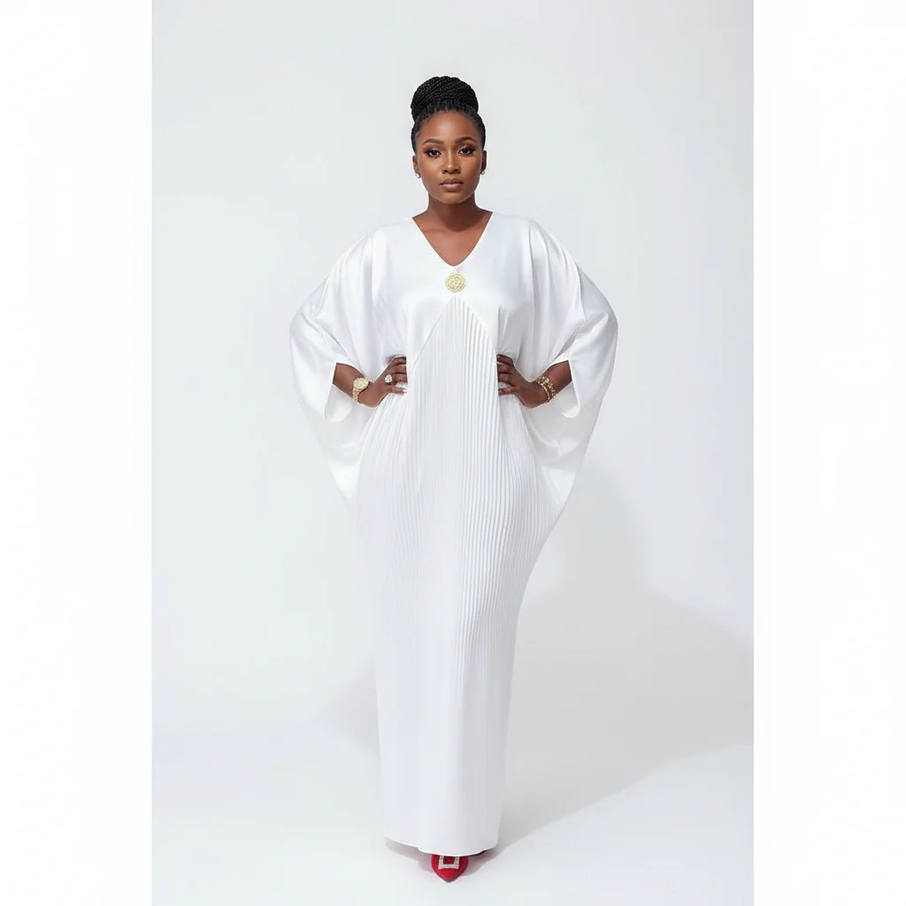 African Boubou Robe Ankara Dashiki Loose Maxi Dress - Image 4