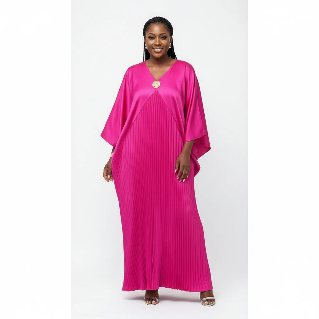 African Boubou Robe Ankara Dashiki Loose Maxi Dress - Image 5