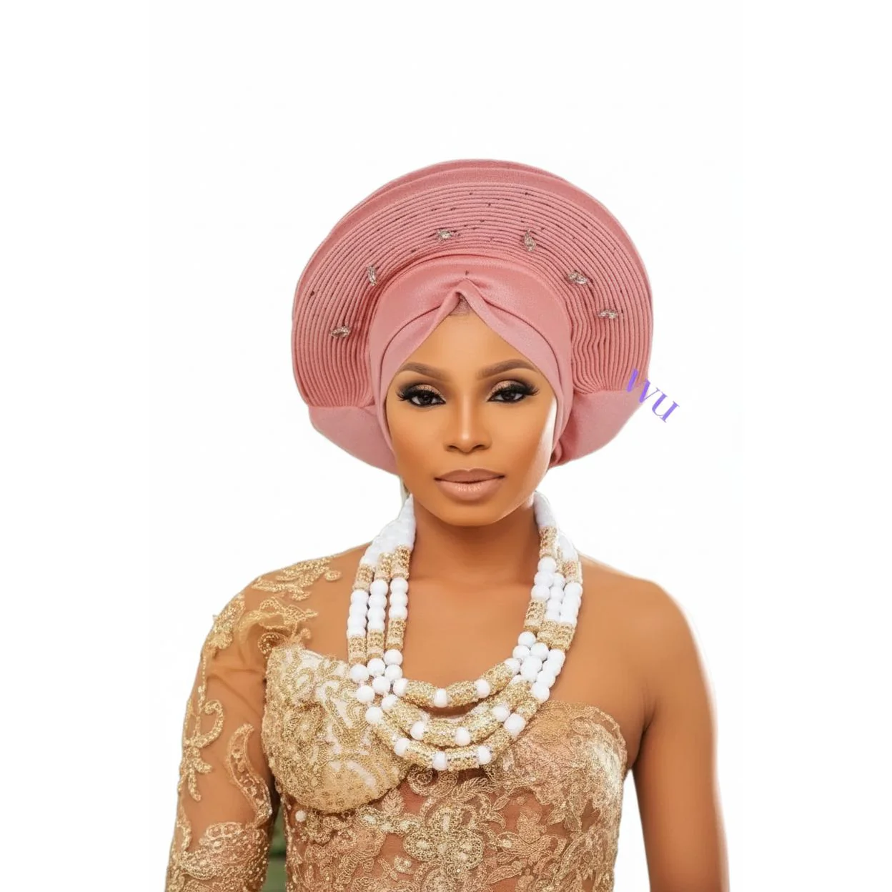 African Traditional Pre-tied Head Turban - Image 4