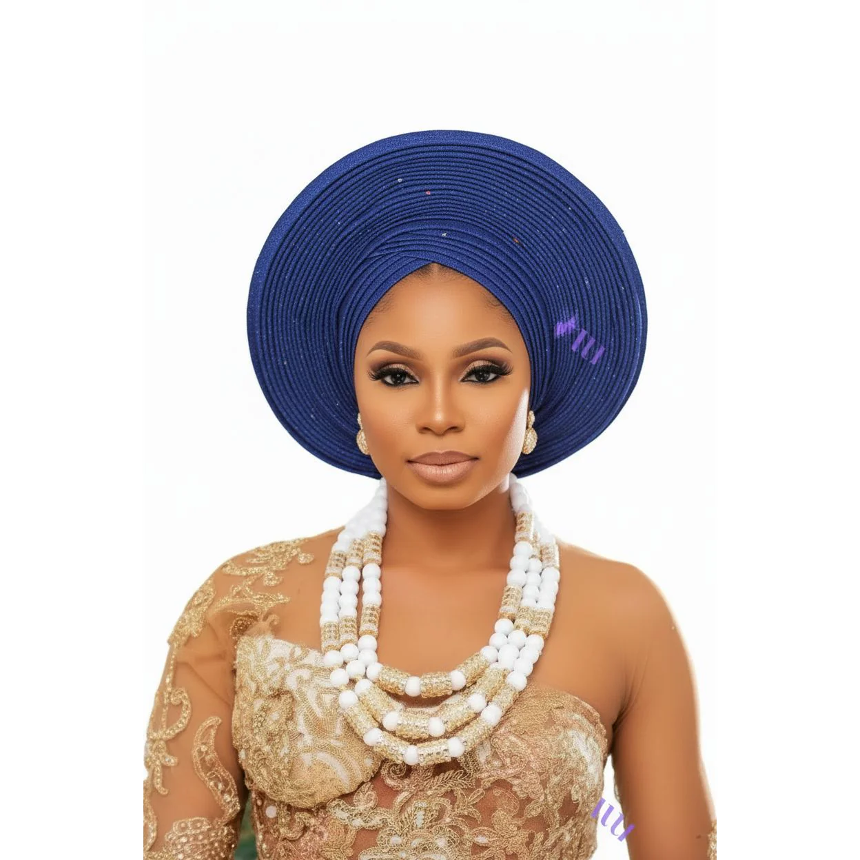 African Traditional Pre-tied Head Turban - Image 6