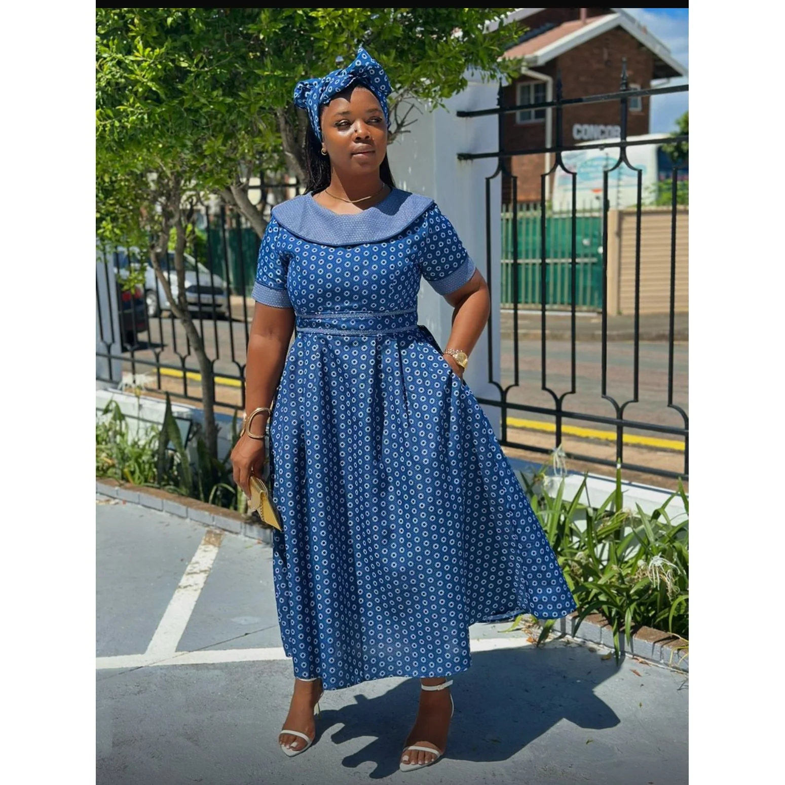 African Exclusive Traditional Fashion Dress - Image 4