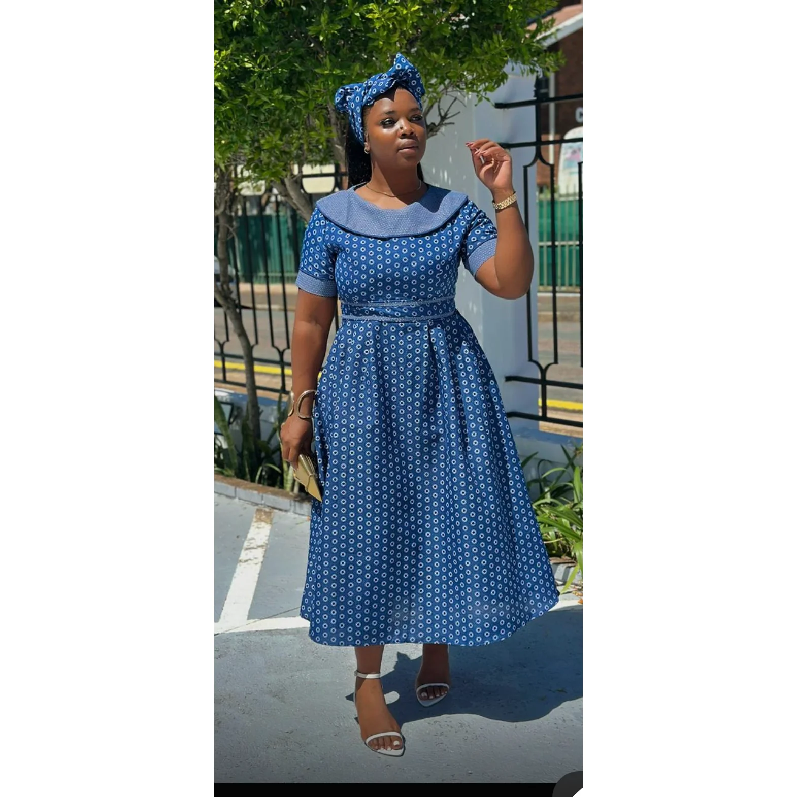 African Exclusive Traditional Fashion Dress - Image 5