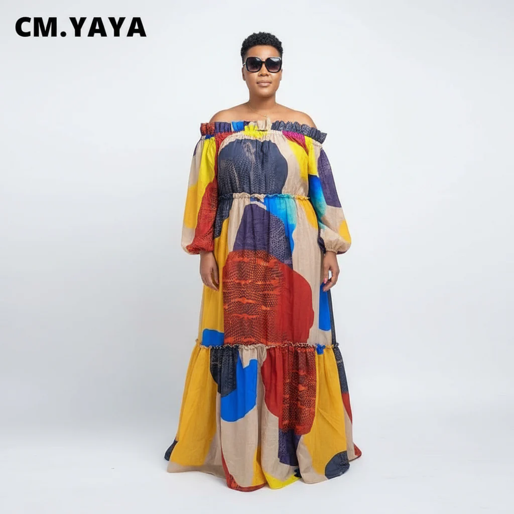 African Women Printing Dress - Image 2