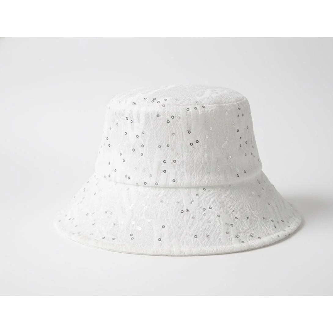 Amiri Unisex's Crystal-embellished Bouclé Bucket Hat - Image 4