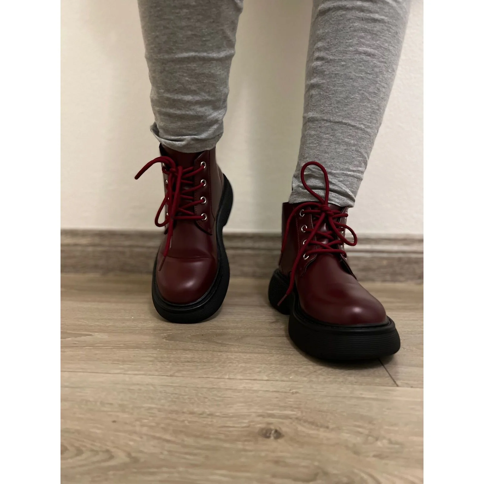 Retro Thick-soled Ankle Short Boots - Image 10