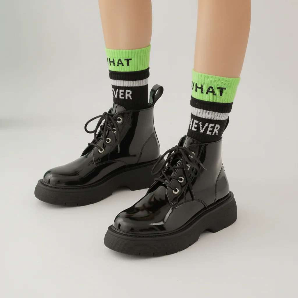 Retro Thick-soled Ankle Short Boots - Image 12