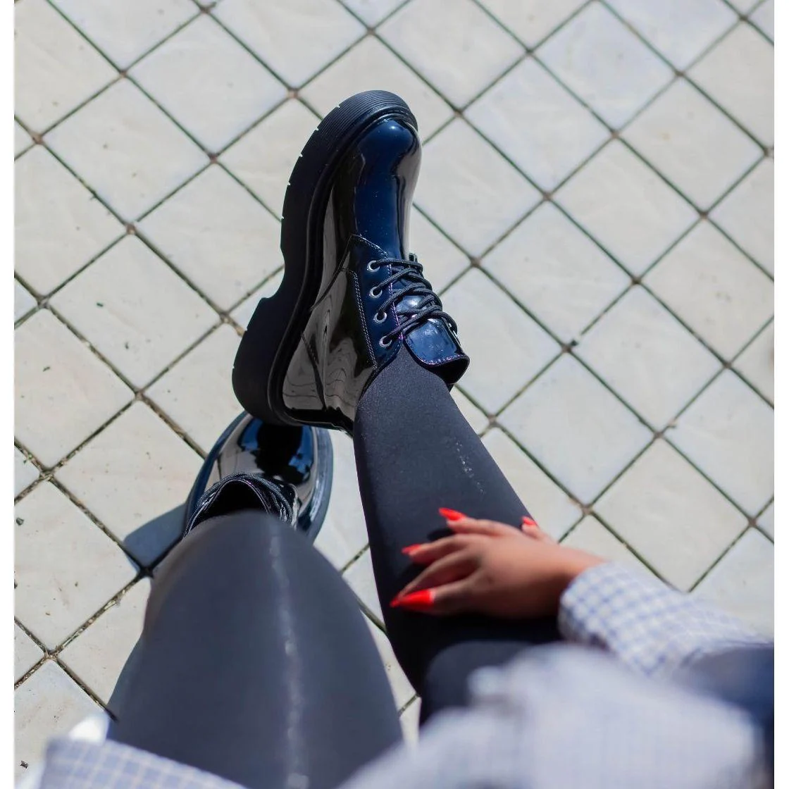 Retro Thick-soled Ankle Short Boots - Image 9