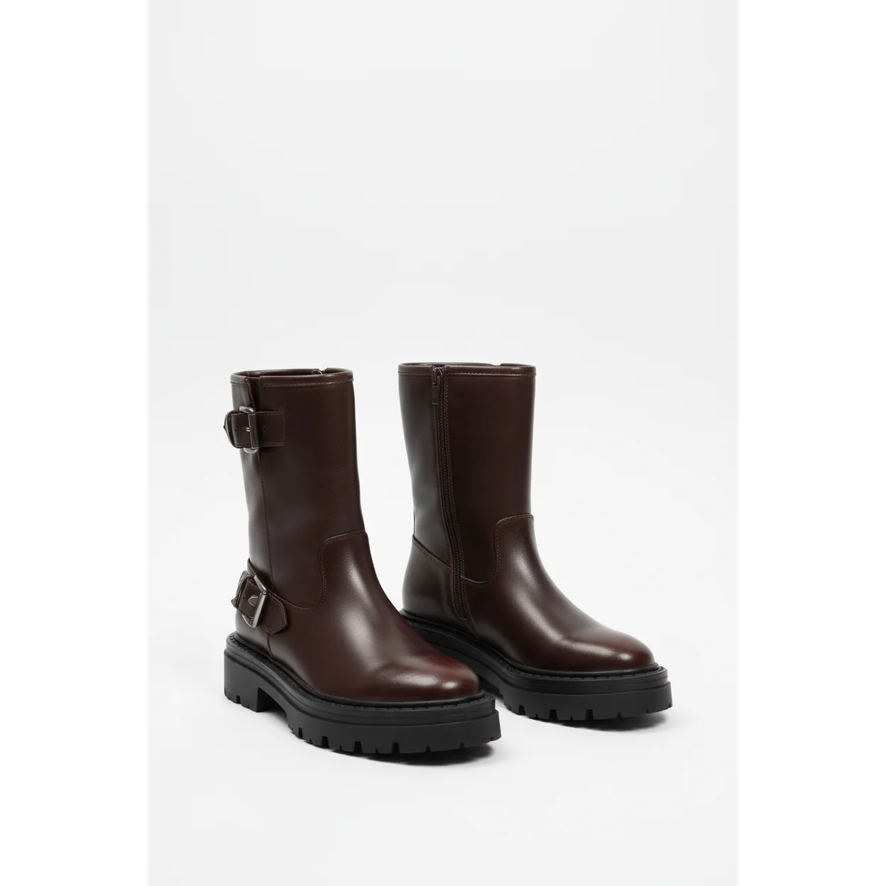 Ankle Boots Fashion Elegant Side Zippers Shoes - Image 3