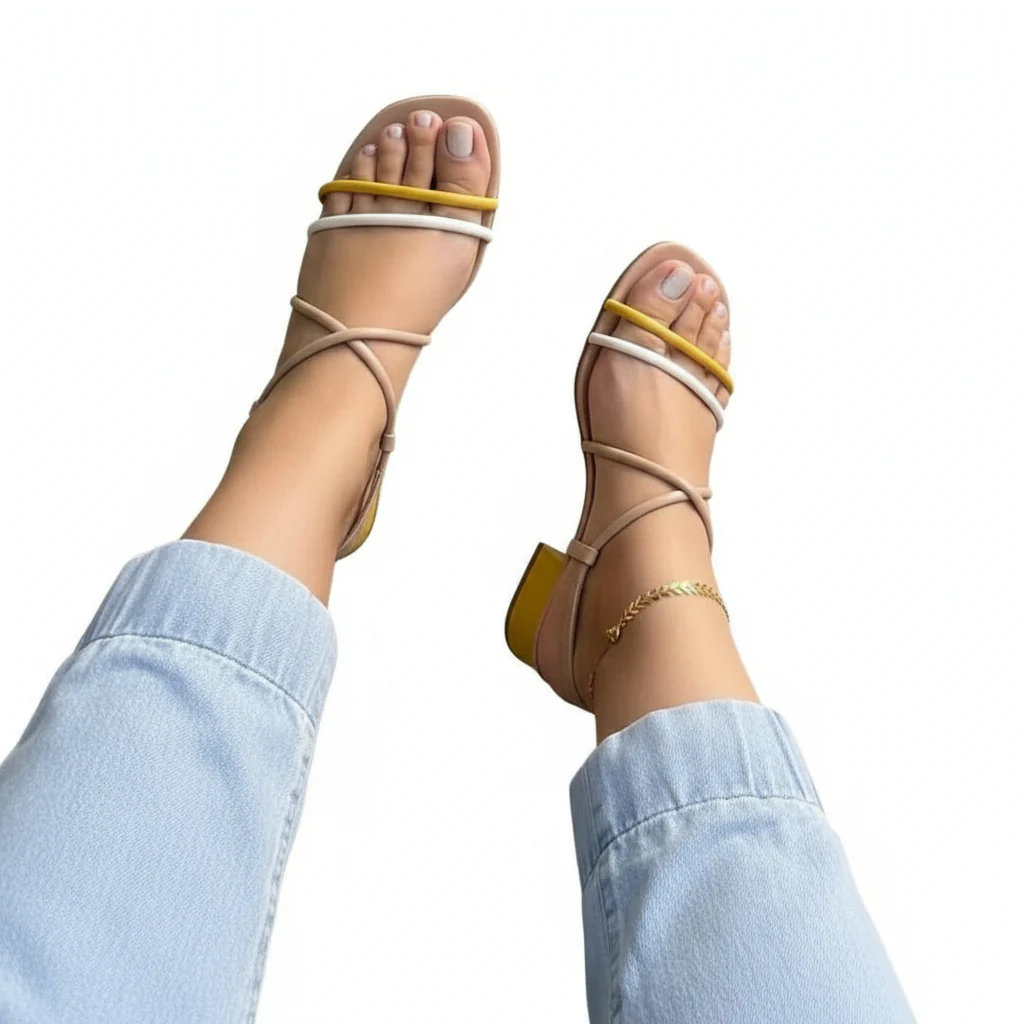 Ankle Buckle Strap Gladiator Shoes - Image 6