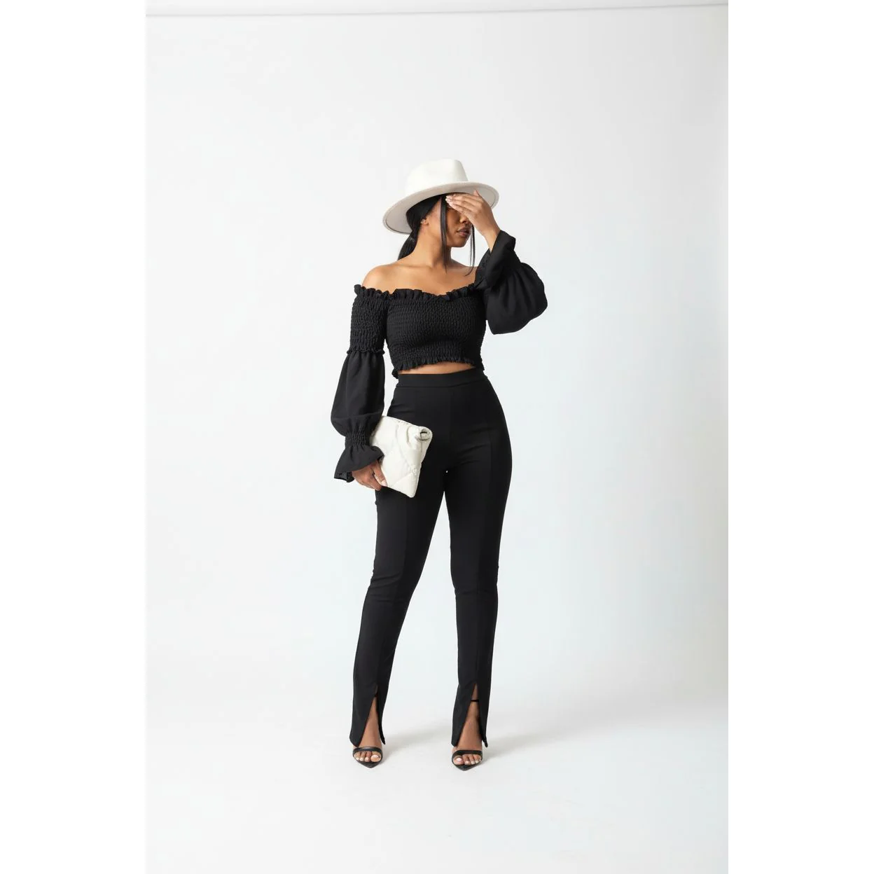Ankle Slit High Waisted Pant - Image 4