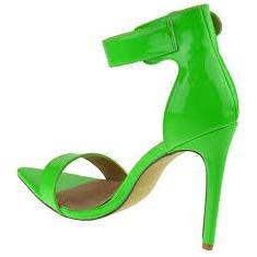 Ankle Strap Stiletto Heel Sandals. - Image 2