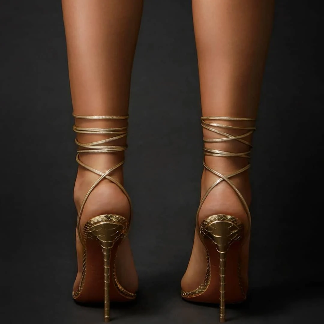 Ankle Straps Stiletto High Heel - Image 6