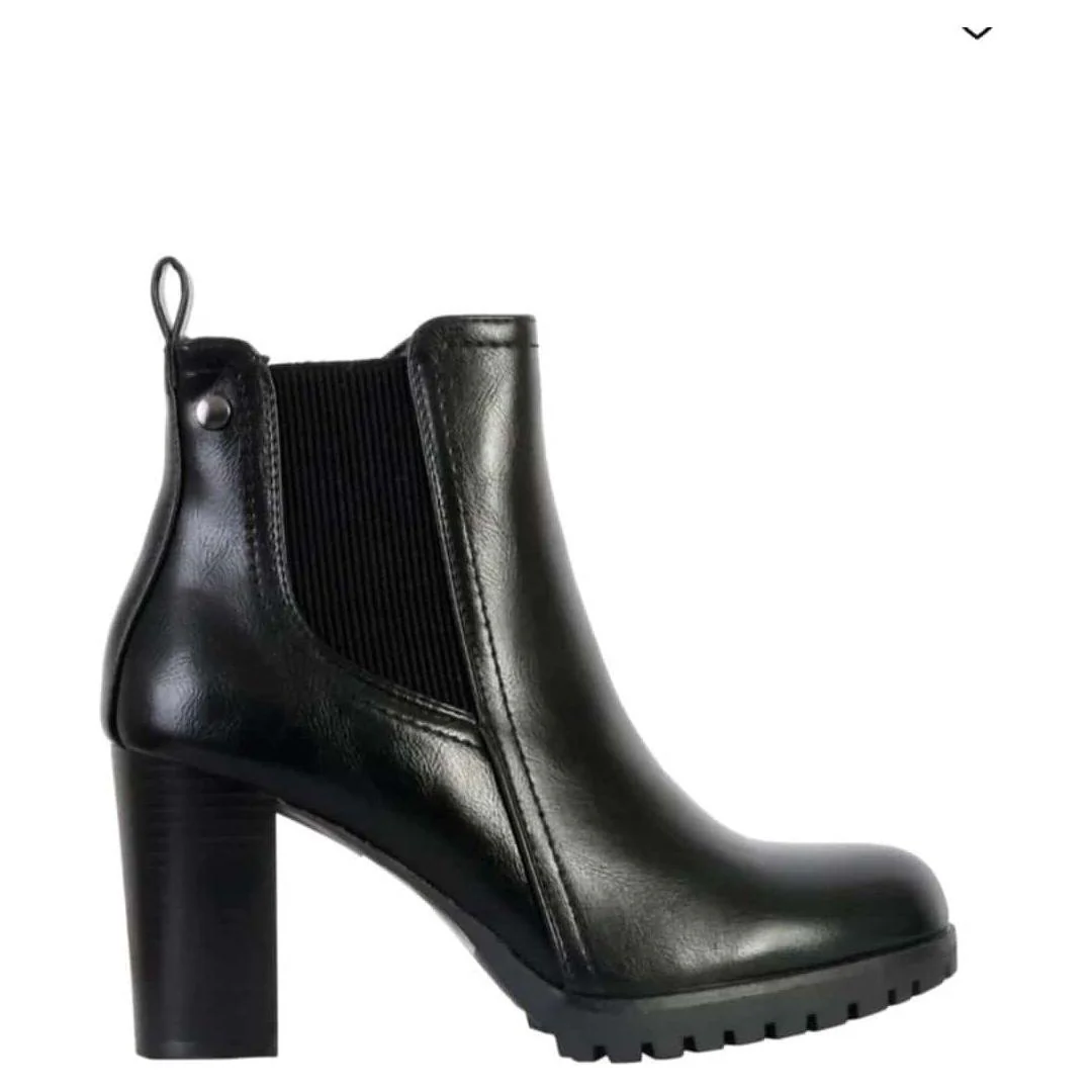 Ankle Stretchy Solid Color Boots - Image 2