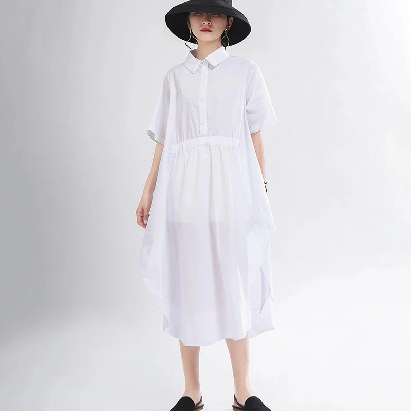 Asymmetrical Shirt Dress  - Image 3