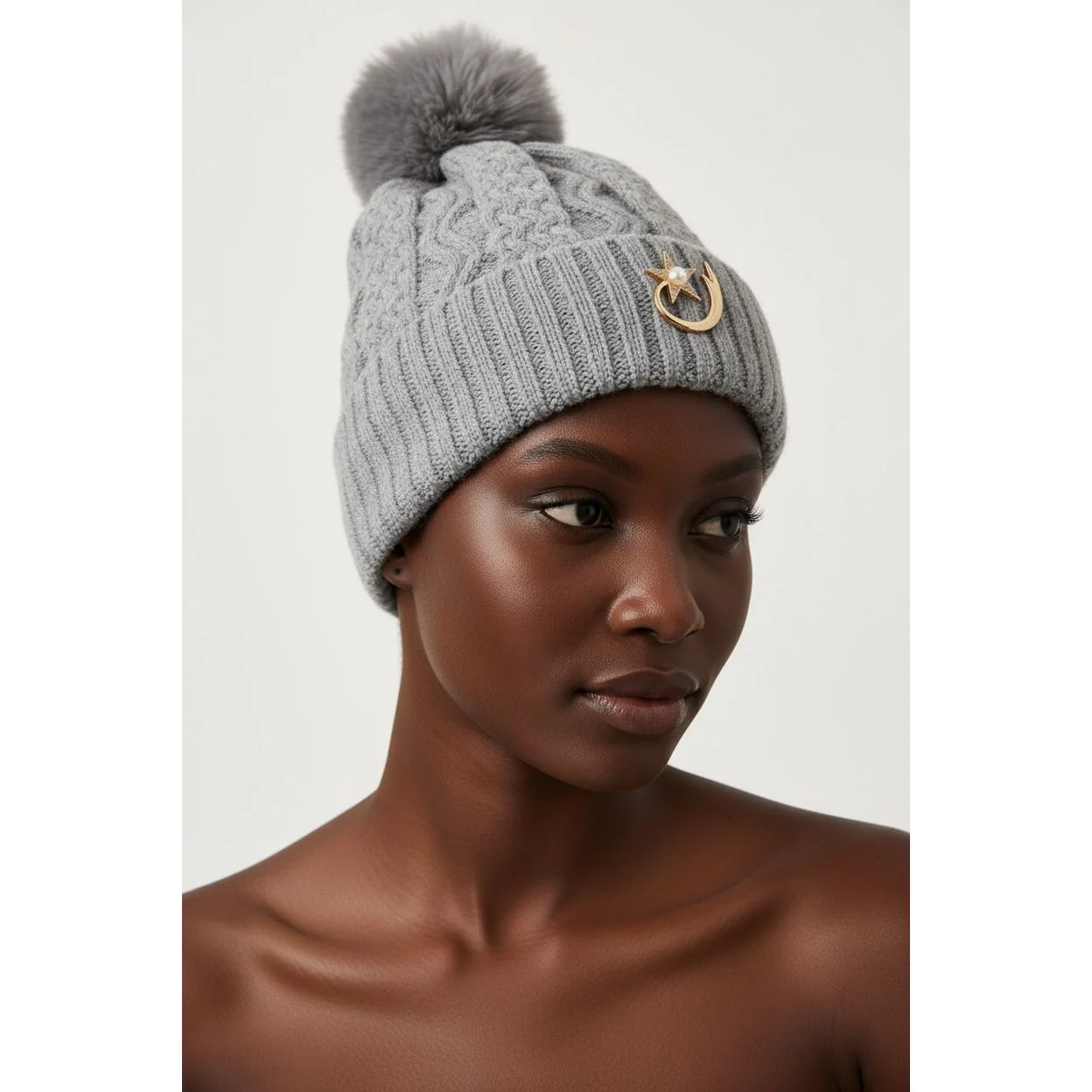 autumn and winter wool hat - Image 3