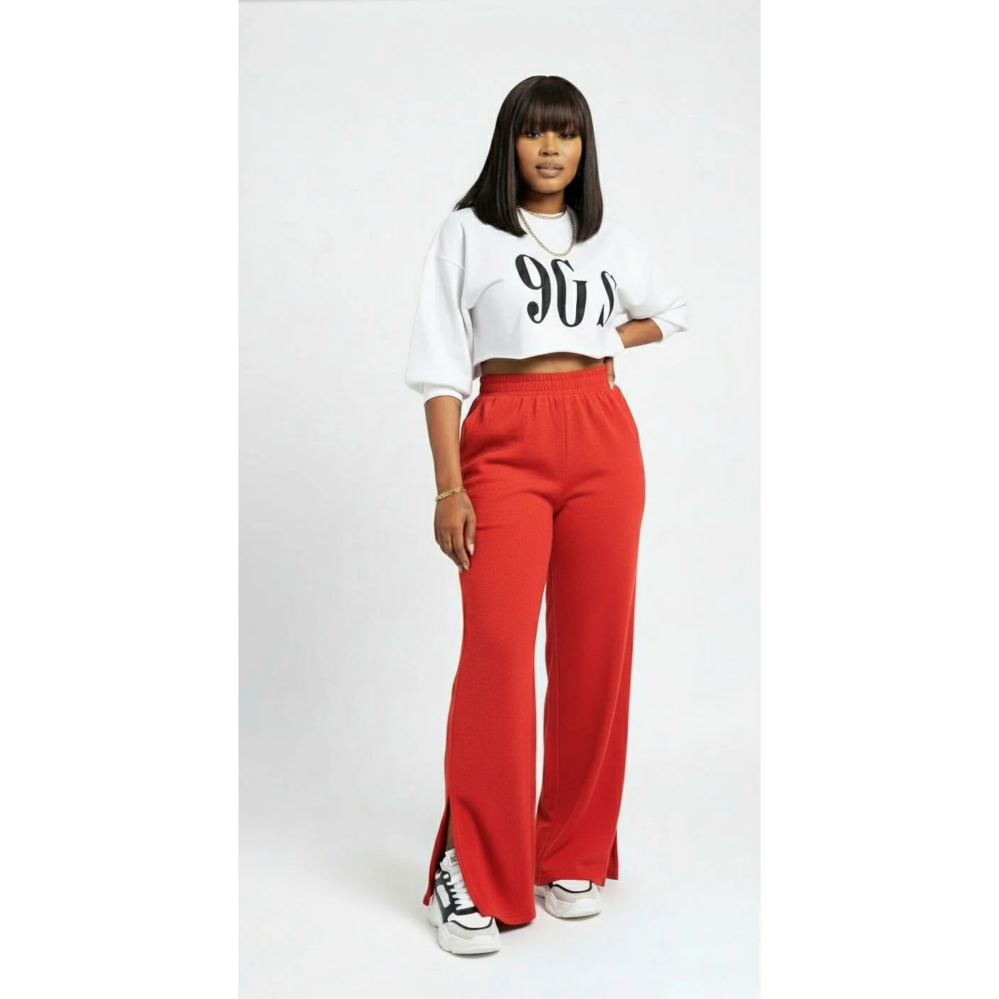 High Waisted Palazzo Pant - Image 4