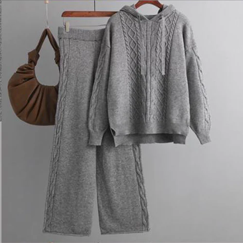 Solid Color Hooded Set - Image 4