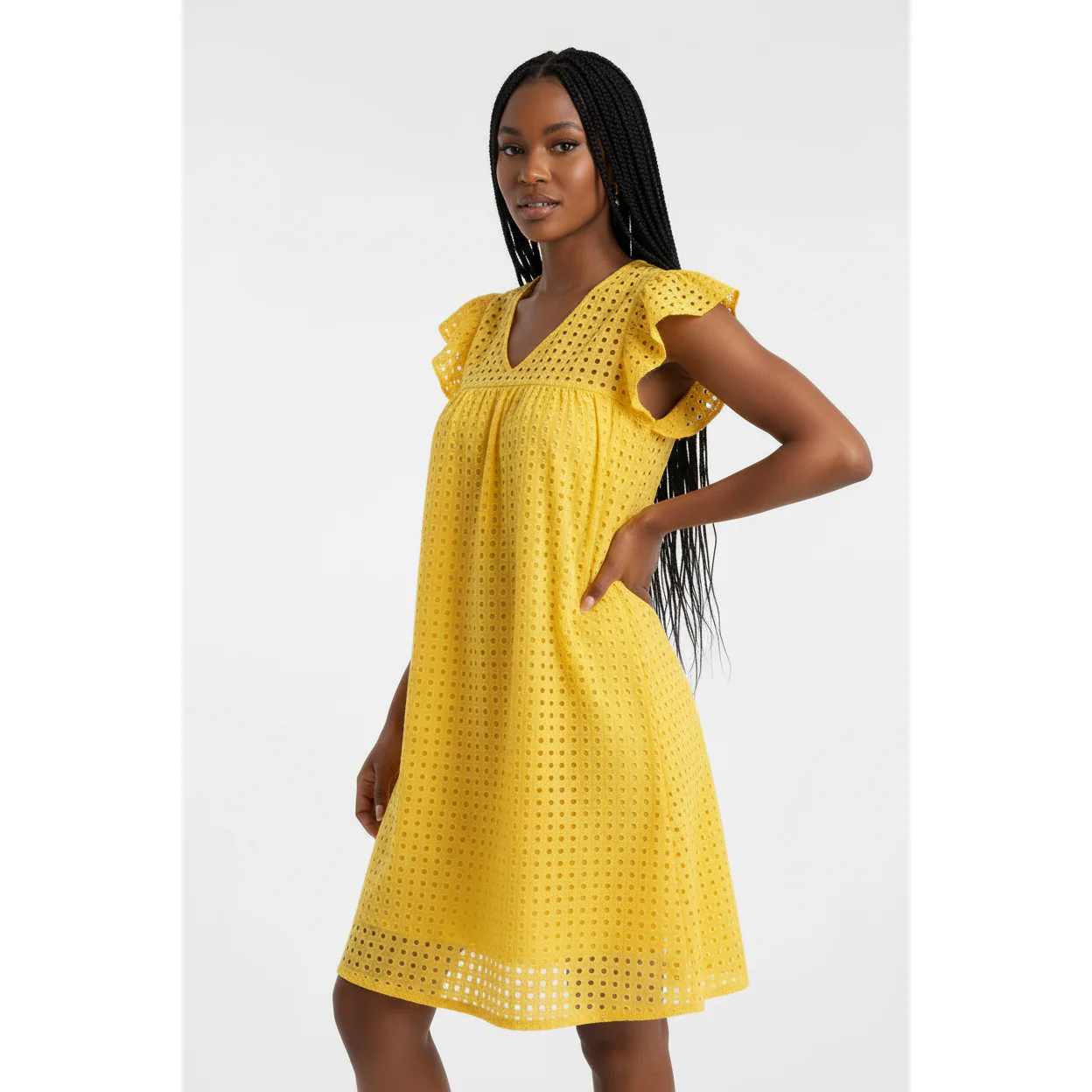 Babydoll Short Dress A-Line Sundress. - Image 2