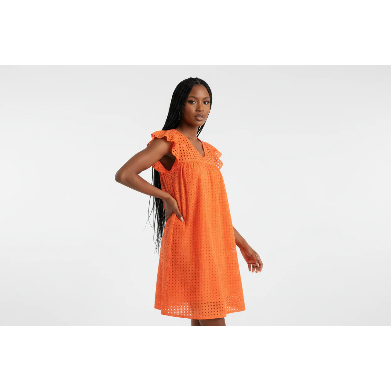 Babydoll Short Dress A-Line Sundress. - Image 3