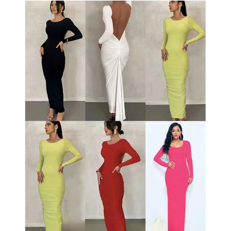 Backless Bodycon Dress - Image 5