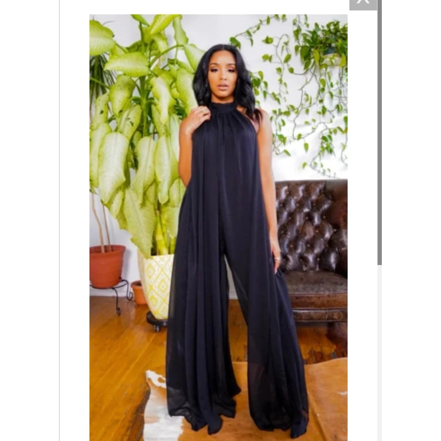 Backless Wide Leg Jumpsuit  - Image 7