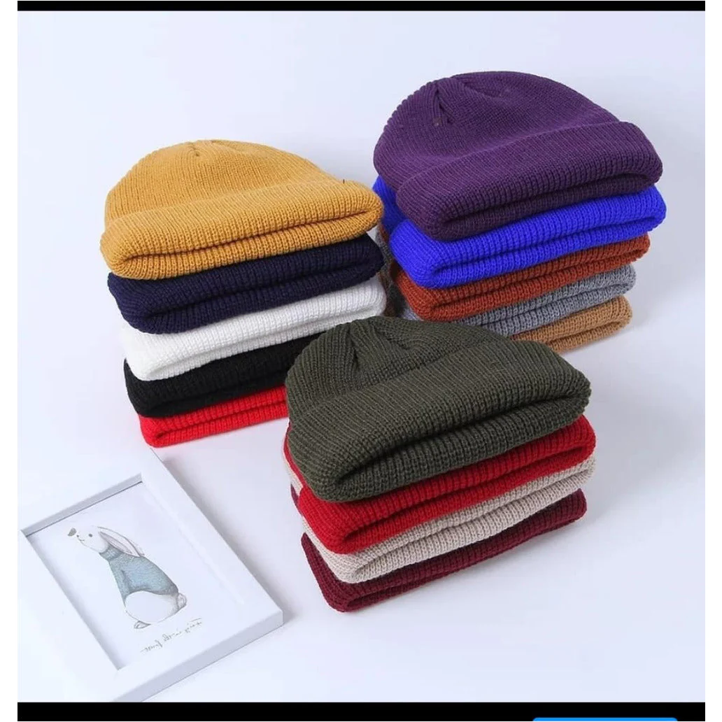 Beanie Unisex Knitted Hat - Image 6