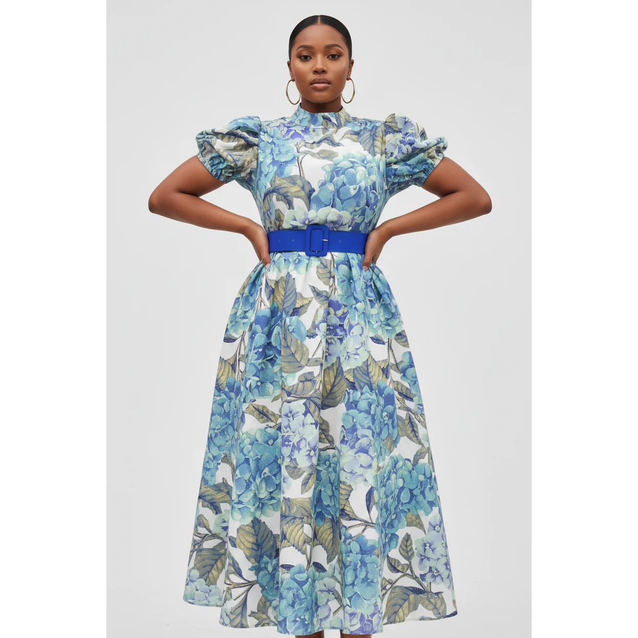Belted Ankara Dress - Image 2