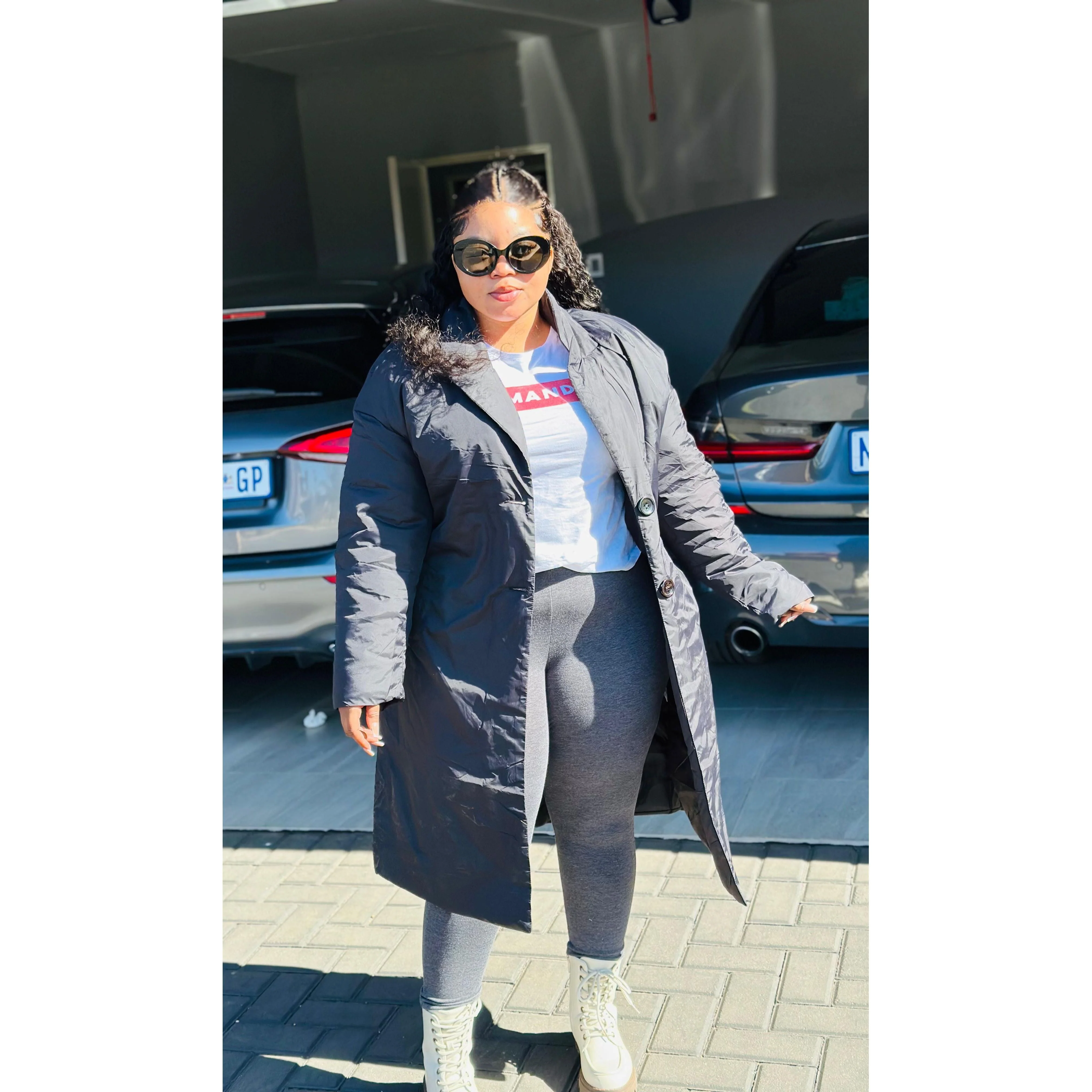 Belted Longsleeve Bomber Jacket - Image 5