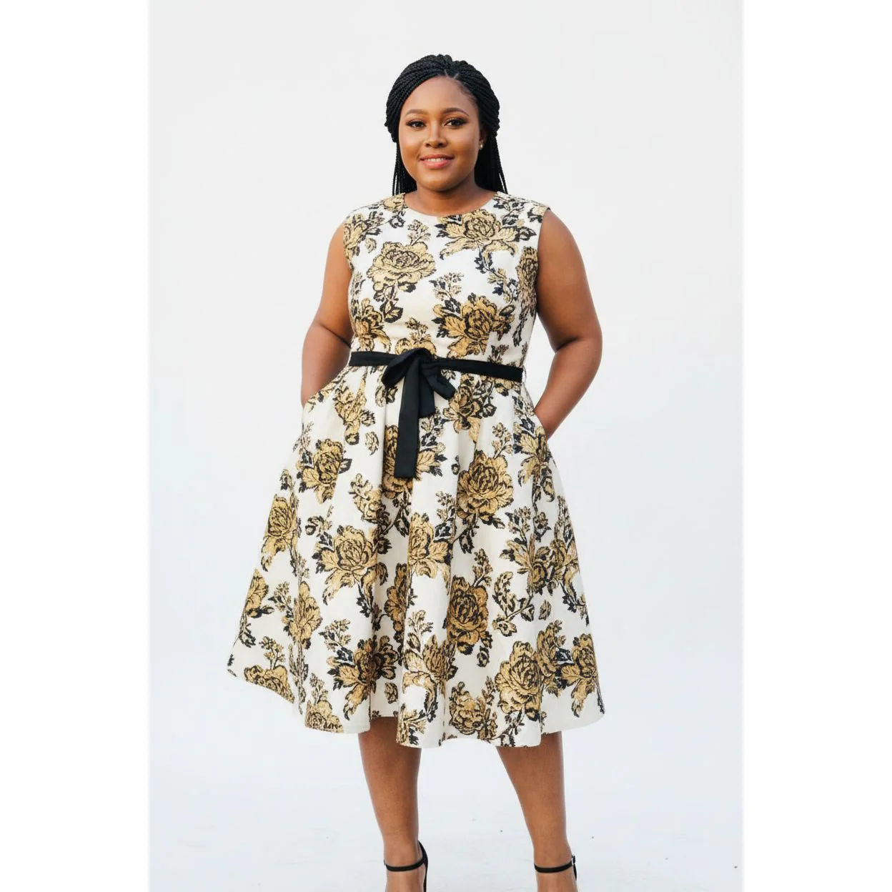 Big Five Printed Sleeveless Dress