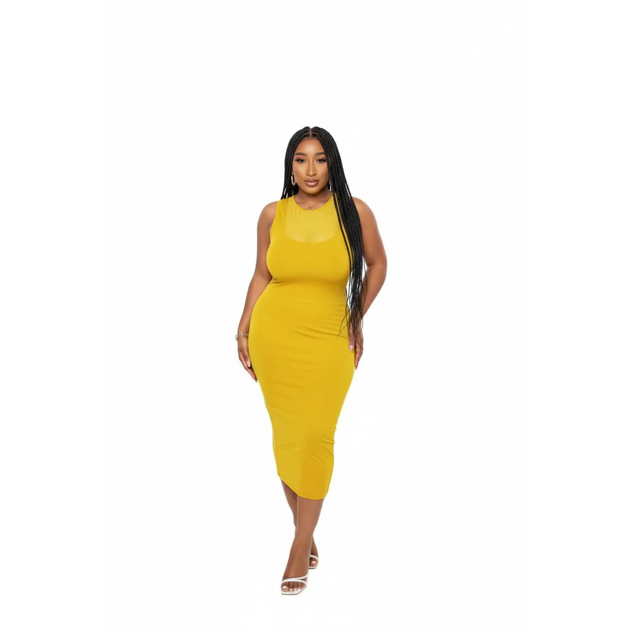 Bodycon Lace Cover Dress - Image 4