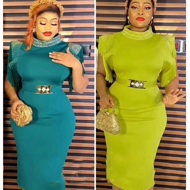 Bodycon Round Neck Dress - Image 3