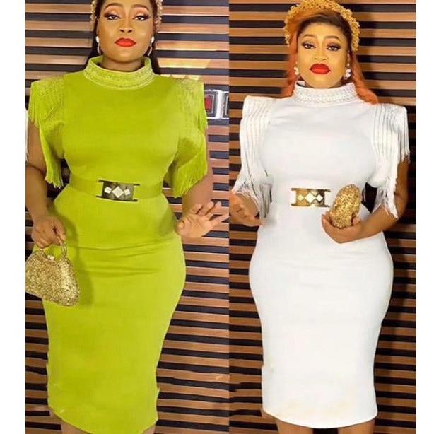 Bodycon Round Neck Dress - Image 4