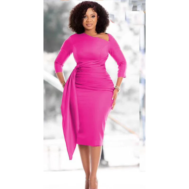 Bodycon Slim Midi Dress. - Image 3