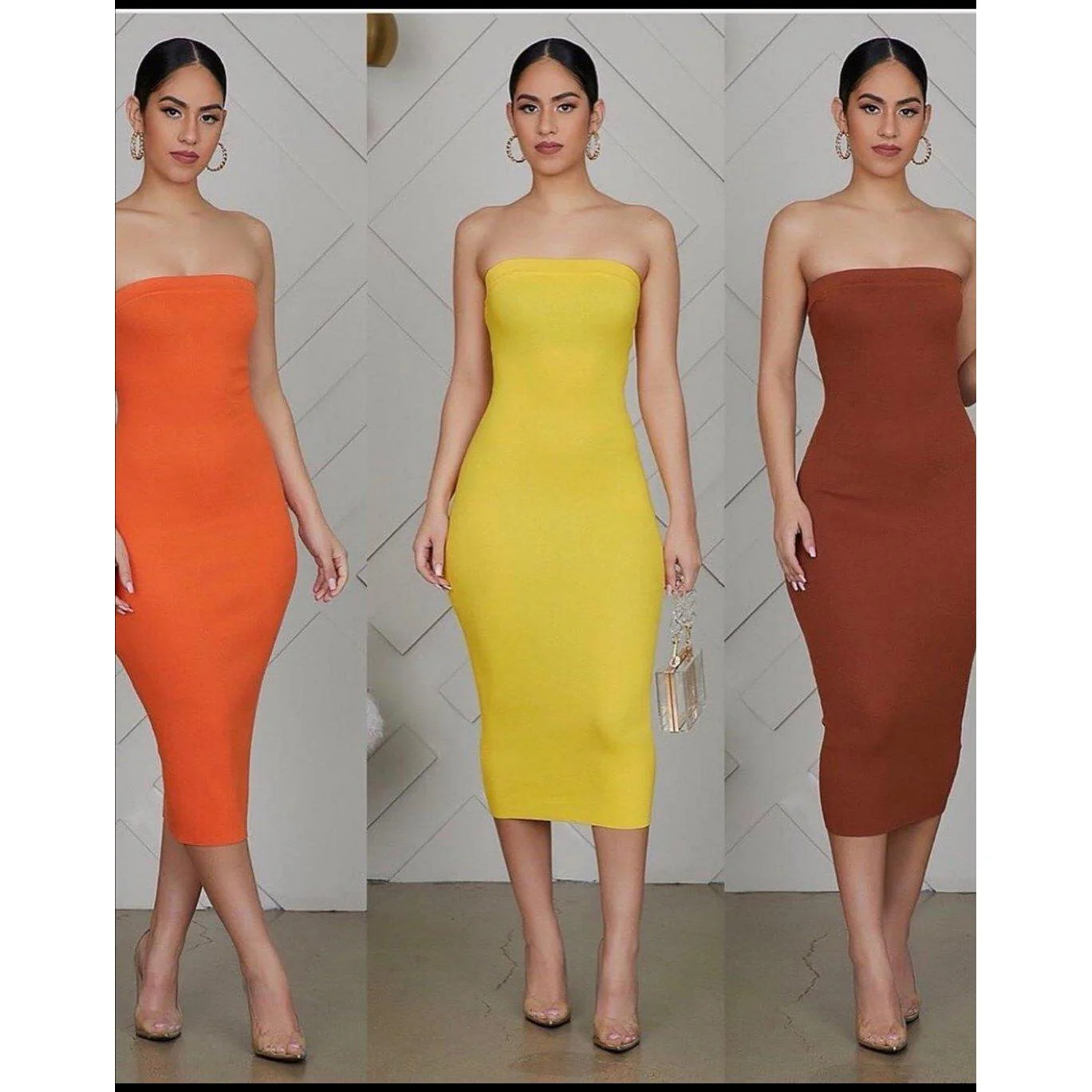 Boobtube off Shoulder Bodycon Dress - Image 10