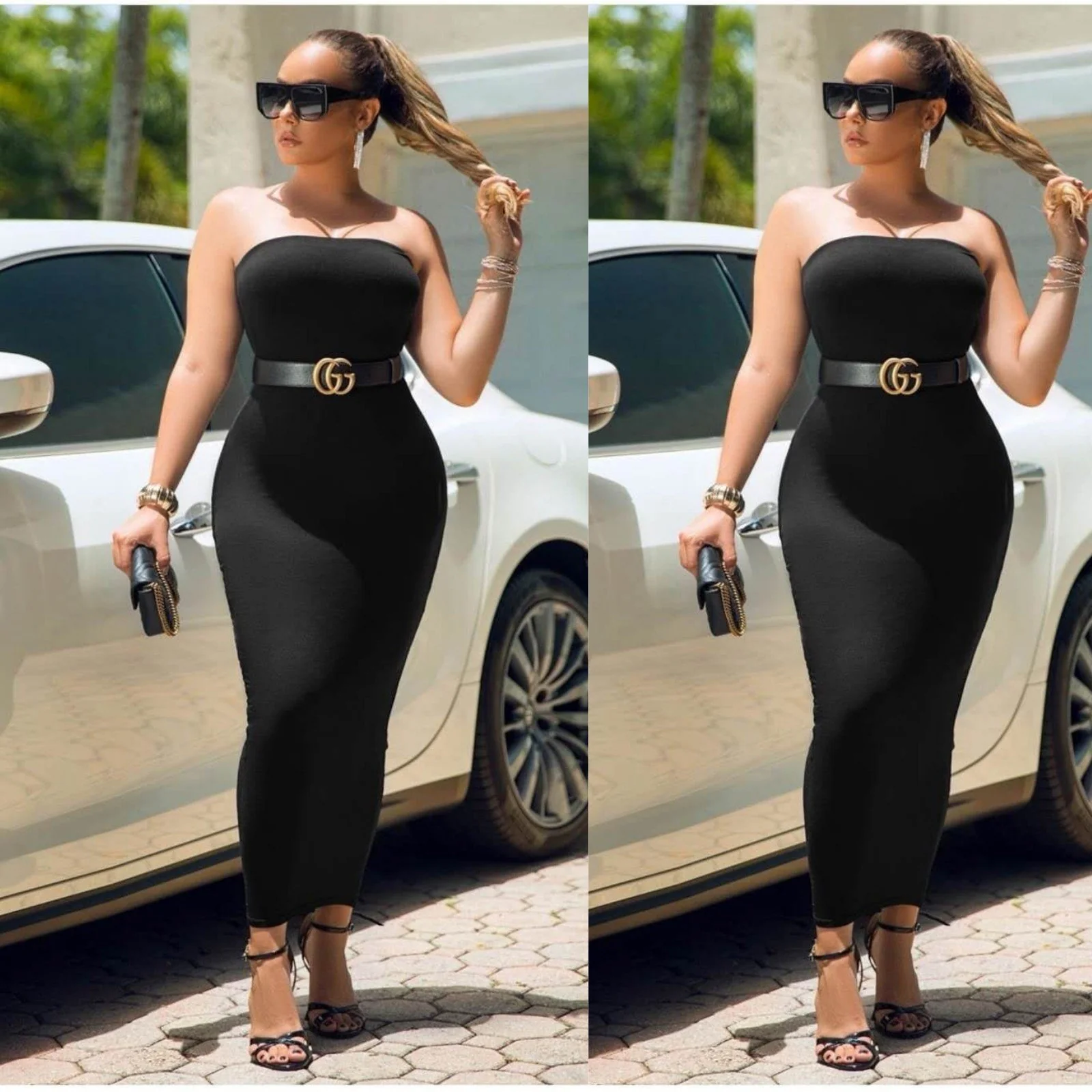 Boobtube off Shoulder Bodycon Dress - Image 7