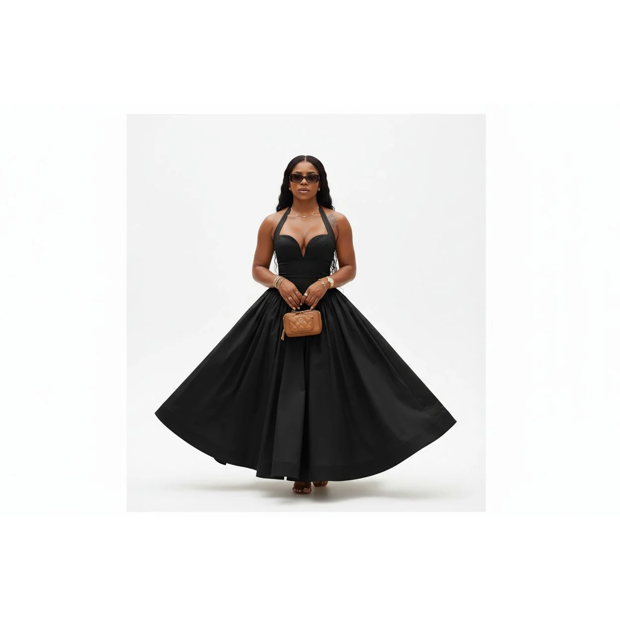Boobtube Open Back Corset Maxi Dress - Image 3
