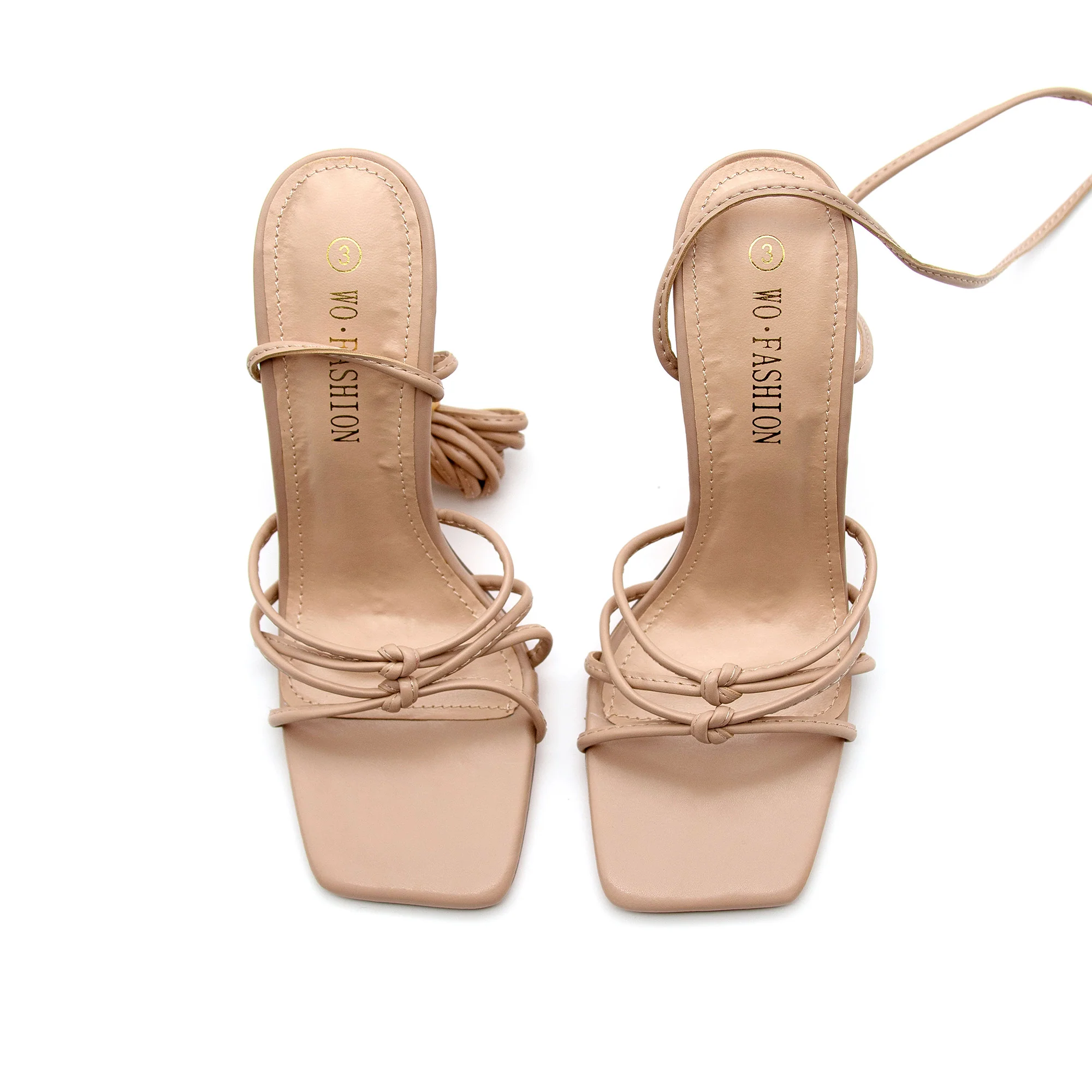Bow Detail Strappy Heel Sandals. - Image 15