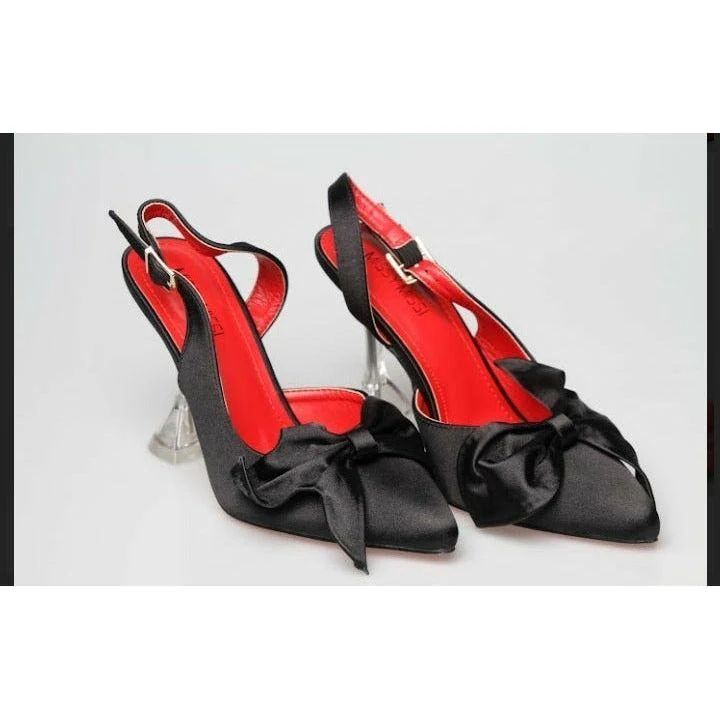 Bow Satin High Heel - Image 3