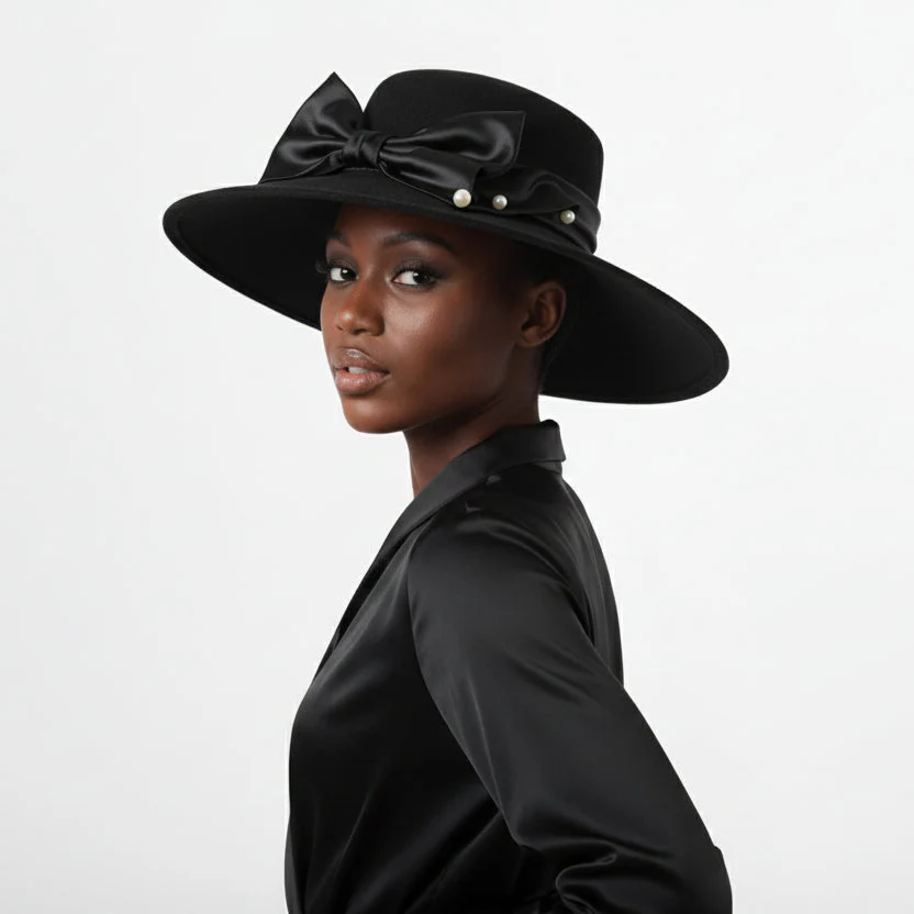 Bridal Party Wedding Tea Fascinator Flat Top Hat