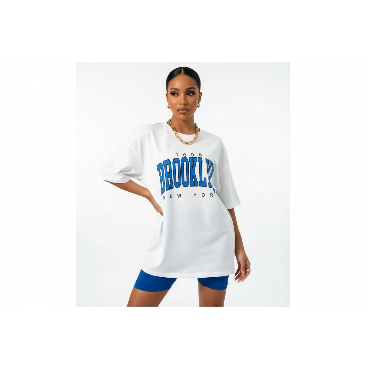 Brooklyn Tee & Biker Short Set - Image 3