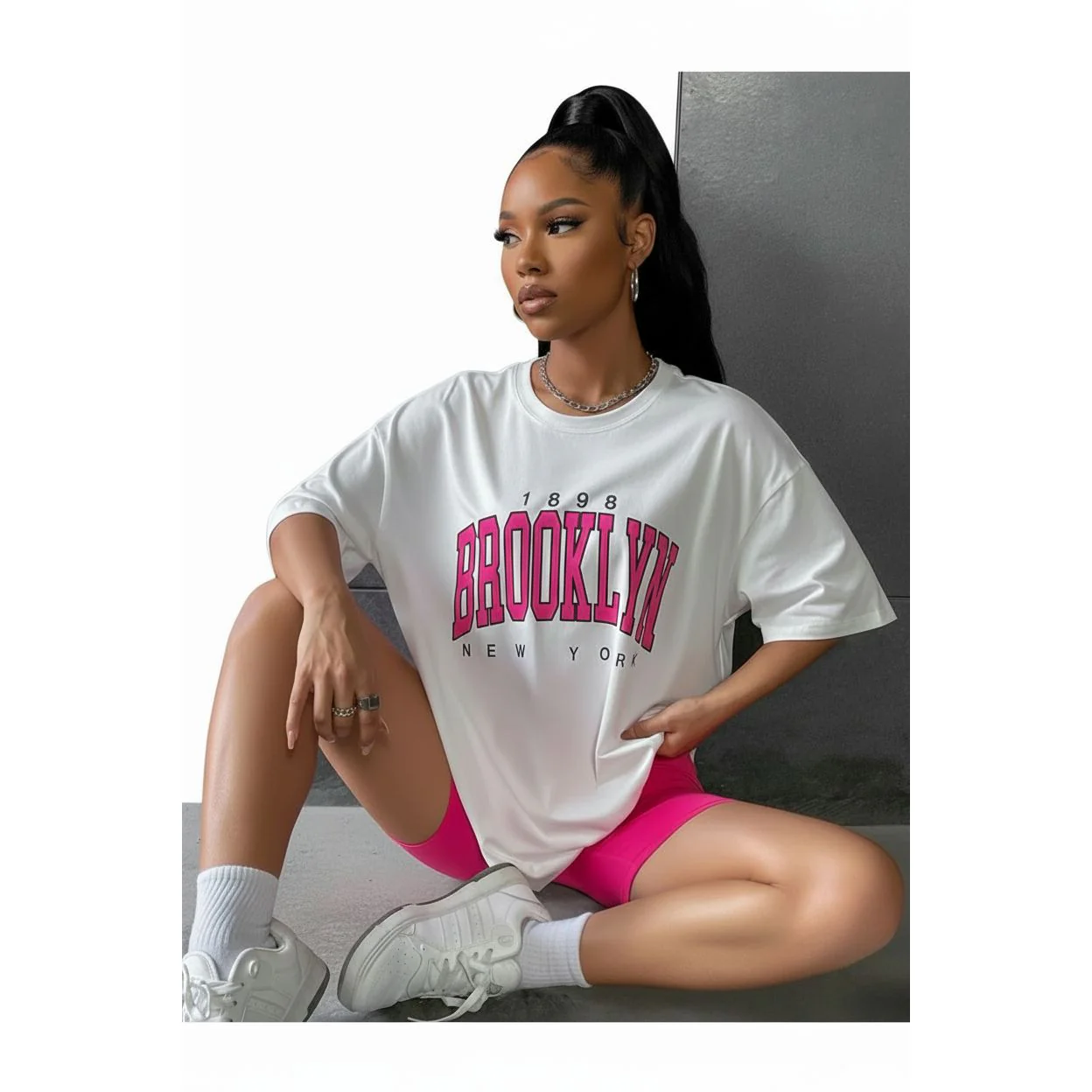Brooklyn Tee & Biker Short Set - Image 5