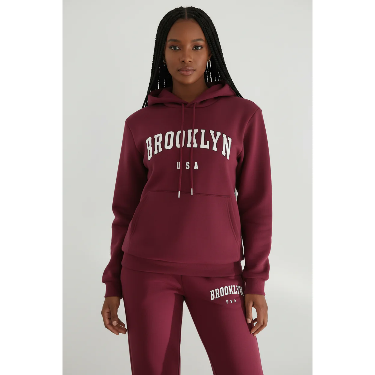Brooklyn USA" Graphic Print Casual Sets - Image 5